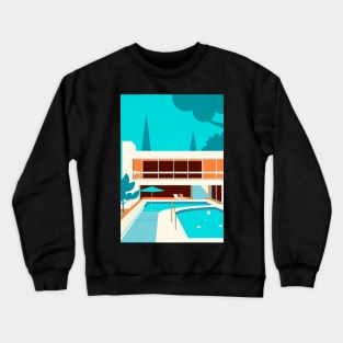 mid century modern art Crewneck Sweatshirt